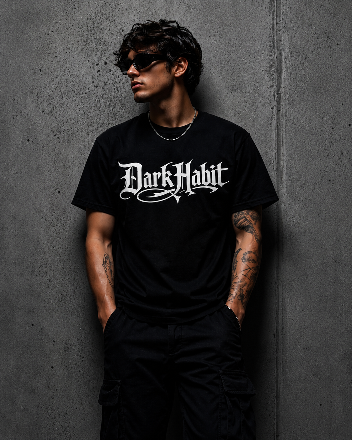 Dark Habit Core Tee - Black